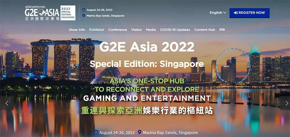 2022년 G2E Asia