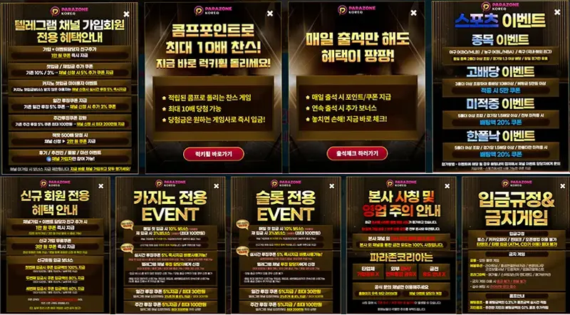 파라존코리아 이벤트