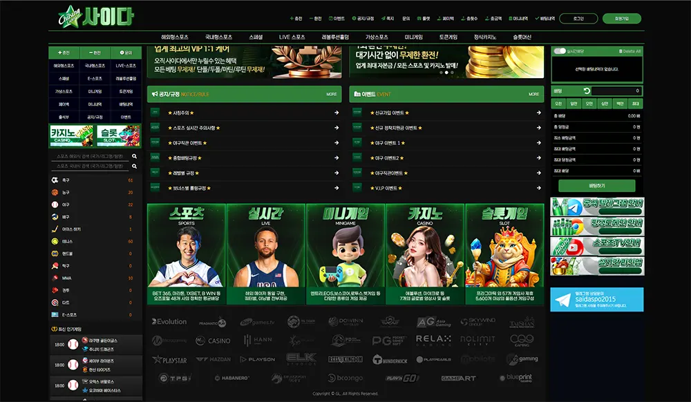 사이다 스포츠의 이벤트, 사이트 주소, 평생도메인, 먹튀 검증, 도메인 정보 안내